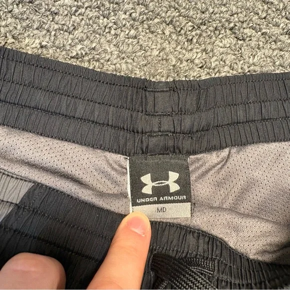 Under Armour Black and Gray Athletic Pants - Picture 4 of 10